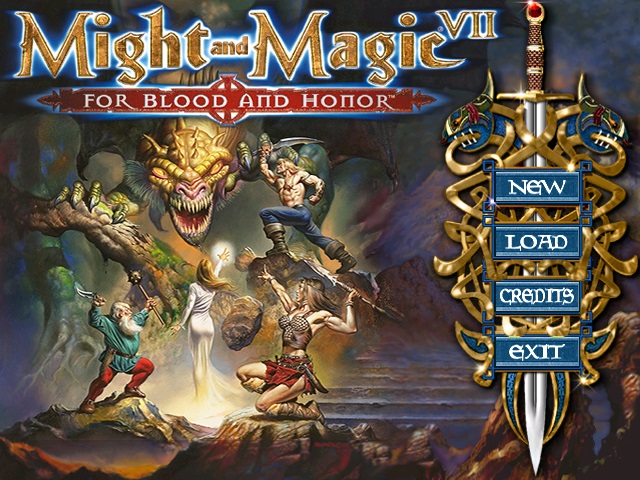 m&mVII main menu